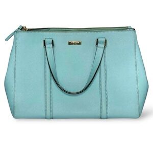 Kate Spade Robin Blue Saffiano Leather Carryall